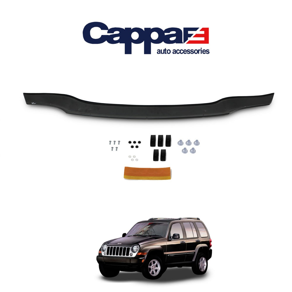 
                  
                    For Jeep Cherokee 2002–2008 Front Hood Deflector – Glossy Black Bug Shield & Hood Protection Spoiler
                  
                