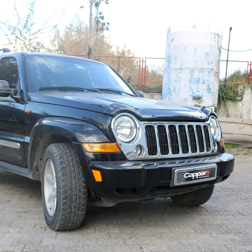
                  
                    For Jeep Cherokee 2002–2008 Front Hood Deflector – Glossy Black Bug Shield & Hood Protection Spoiler
                  
                
