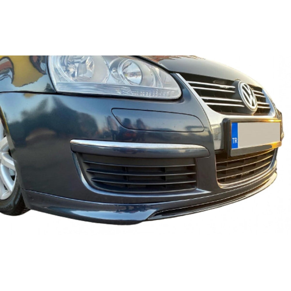 Votex Style Front Lip Splitter for Volkswagen VW Jetta MK5 (2006–2011) Unpainted unprimed – Durable Plastic Prefix