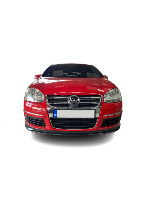 Votex Style Front Lip Splitter for Volkswagen VW Jetta MK5 (2006–2011) Unpainted unprimed – Durable Plastic Prefix