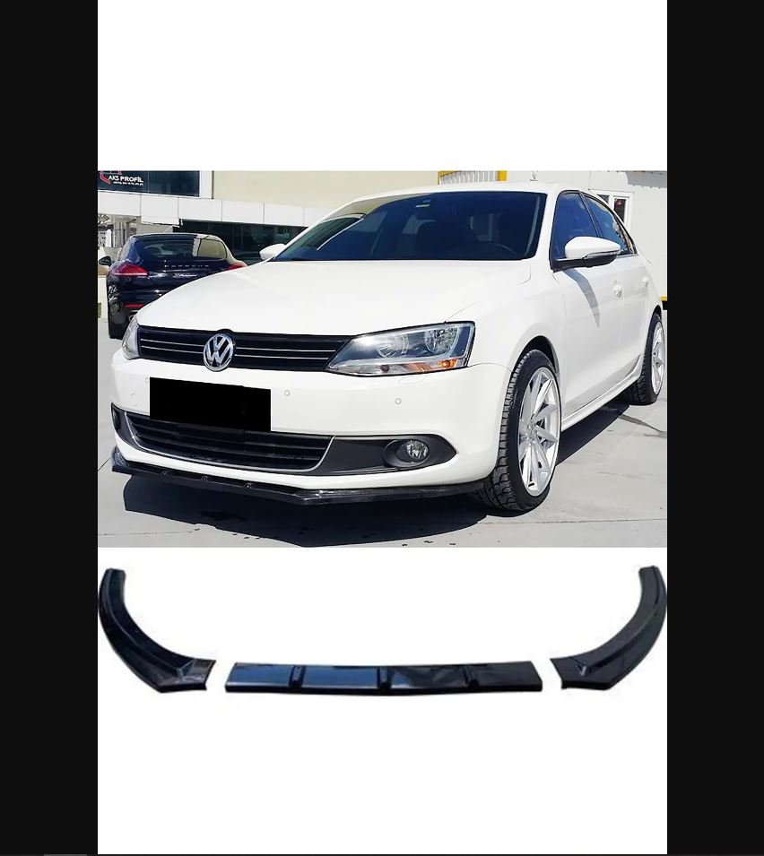 Universal Front Bumper Attachment Splitter for VW Volkswagen Jetta – Front Lip Spoiler | Durable & Easy Install