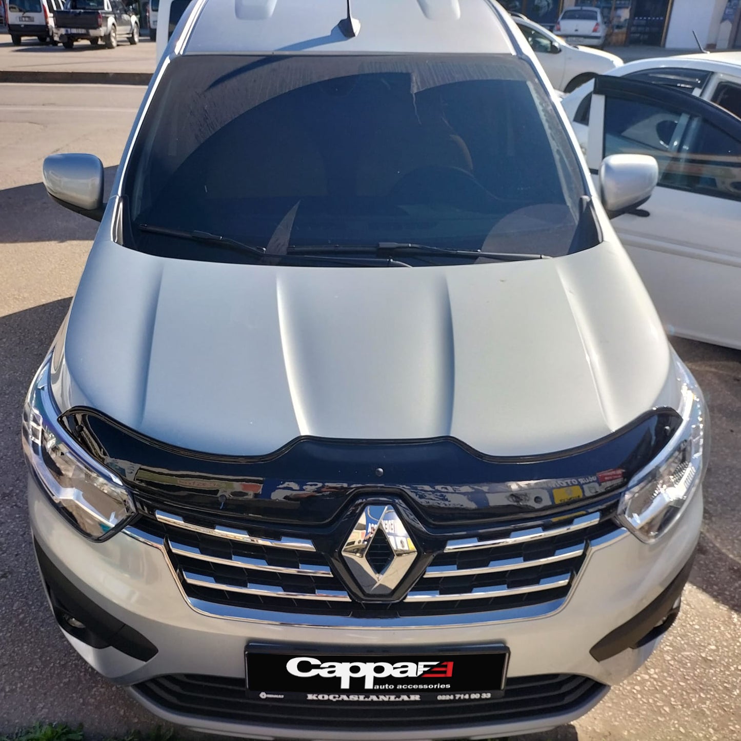 Front Hood Protection Spoiler for Renault Kangoo Express (2021–2026) – Bug Shield & Deflector Guard