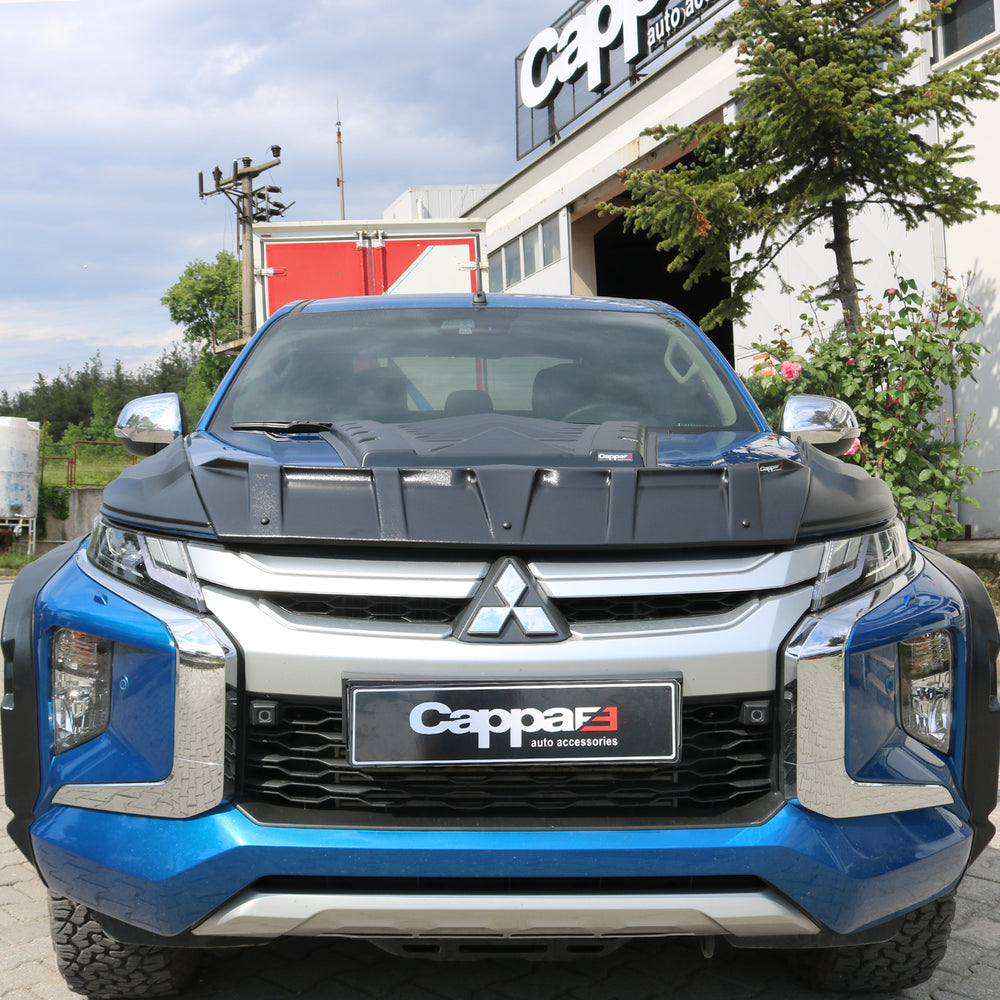 
                  
                    For Mitsubishi L200 Dragon Pack Hood Protector Spoiler (2019–2024) – Front Bug Shield & Hood Deflector
                  
                