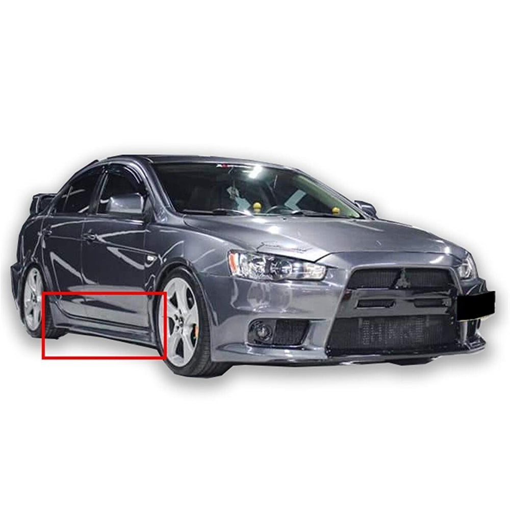 For Mitsubishi Lancer Evo X (2009–2016) Aggressive Side Skirt Set – Precision Fit, Performance Look