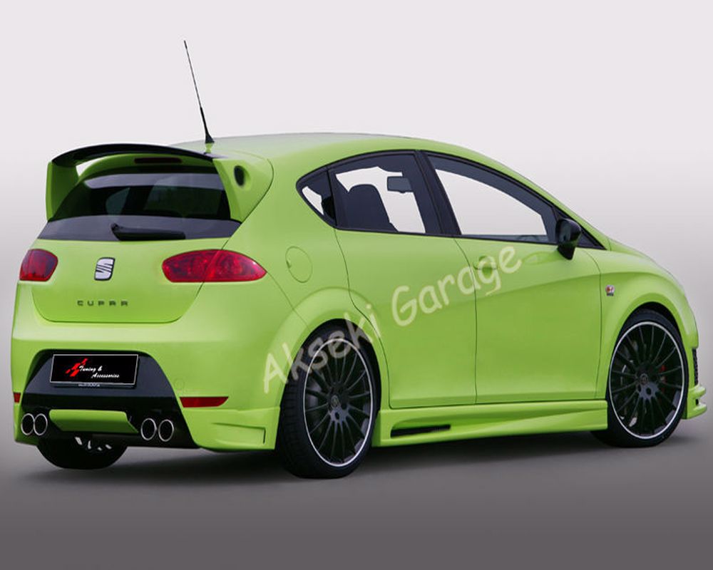 High-Design Fiberglass Spoiler for Seat Leon 2006-2009 Non-Facelift – Unpainted & Unprimed, Ready to Customize!
