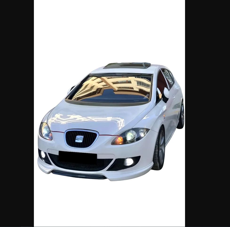 Front Bumper Extension Insert for Seat Leon Mk2 Non-Facelift Unpainted Unprimed – Durable Plastic Upgrade