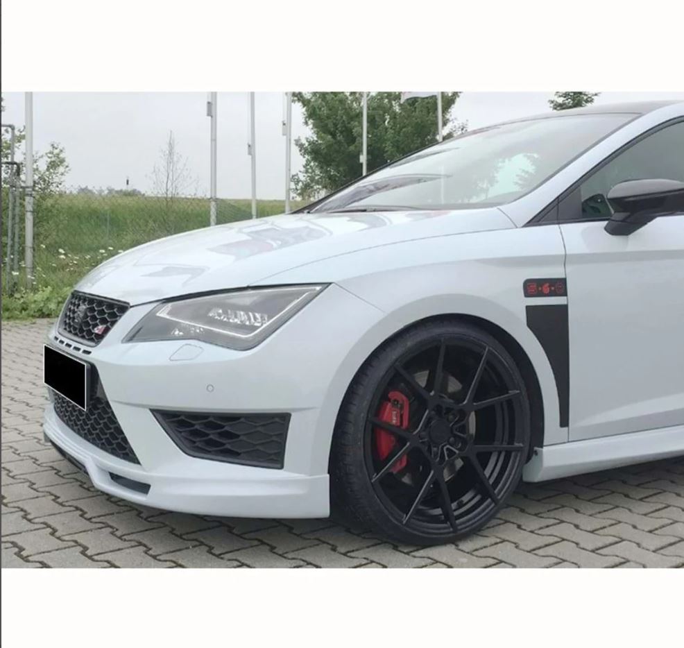 
                  
                    Regr Style Front Bumper Lip Extension for Seat Leon Mk3 FL (2017-2020) Unpainted Unprimed– Sporty Spoiler Splitter
                  
                