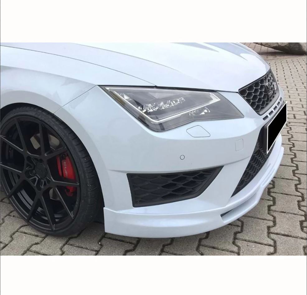 
                  
                    Regr Style Front Bumper Lip Extension for Seat Leon Mk3 FL (2017-2020) Unpainted Unprimed– Sporty Spoiler Splitter
                  
                