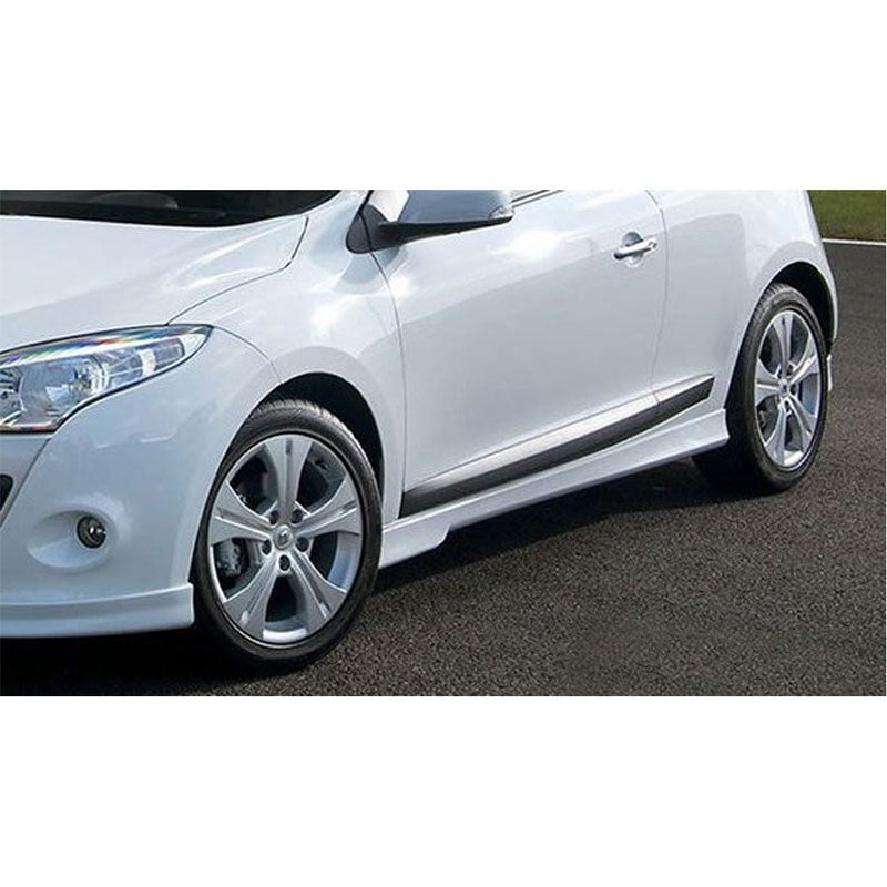 Team Sport Style Side Skirts (Right & Left) for Renault Megane 3 HB/Coupe (2009–2013) Unpainted Unprimed– ABS Plastic