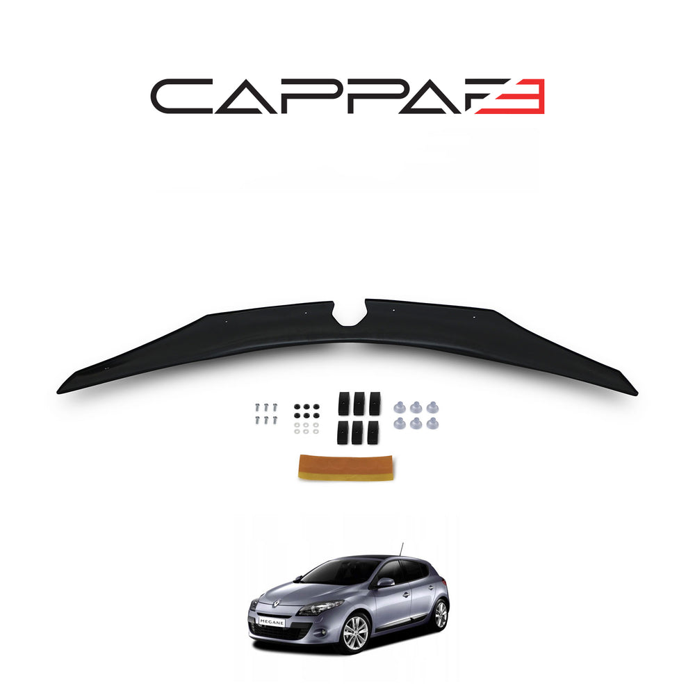 Front Hood Deflector for Renault Megane 3 (2009–2016) – Bug Shield Spoiler Guard for Bonnet Protection