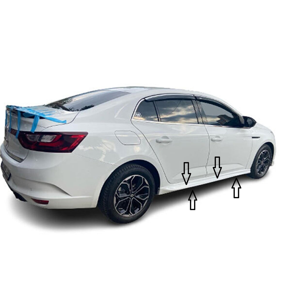 Aero Style Side Skirts Set for Renault Megane 4 (2016–2022) – Durable Plastic Body Kit