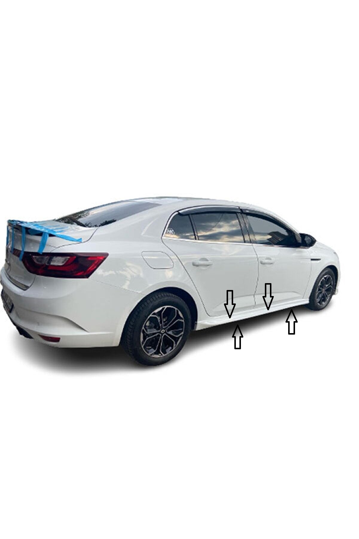 Aero Style Side Skirts Set for Renault Megane 4 (2016–2022) – Durable Plastic Body Kit