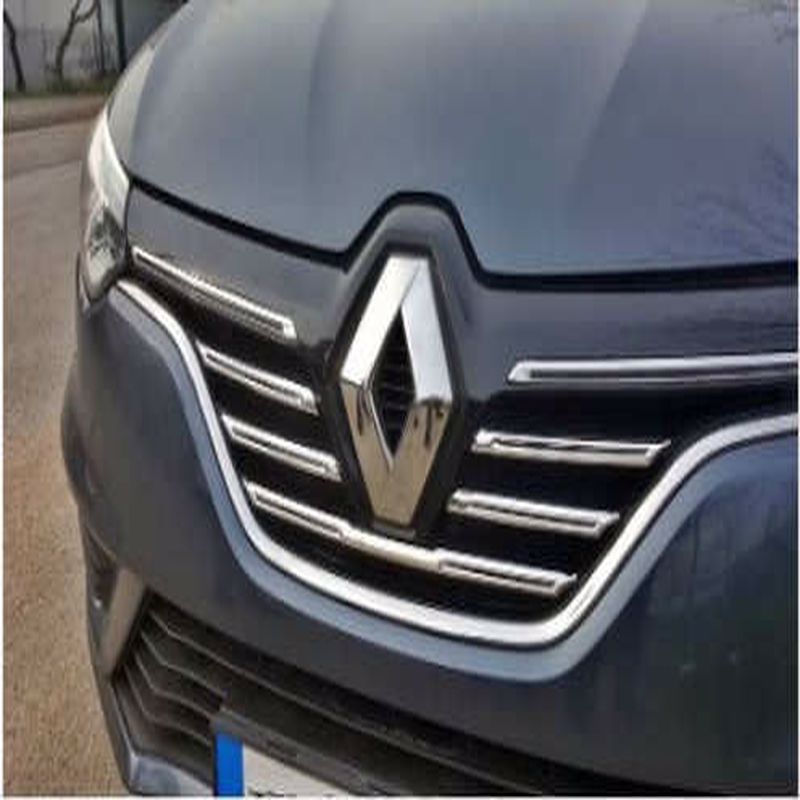 Renault Megane 4 (2016-2020) Front Grill Shutter Chrome Set – 5 Pieces Stylish Vehicle-Specific
