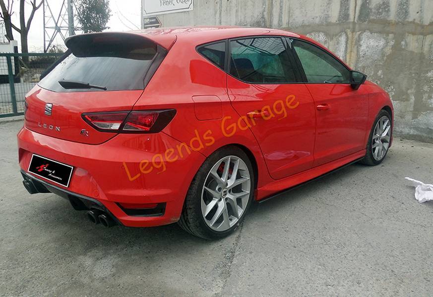 Unpainted Aero Side Skirts for Seat Leon Mk3 (2013–2020) – Customizable Sporty Upgrade