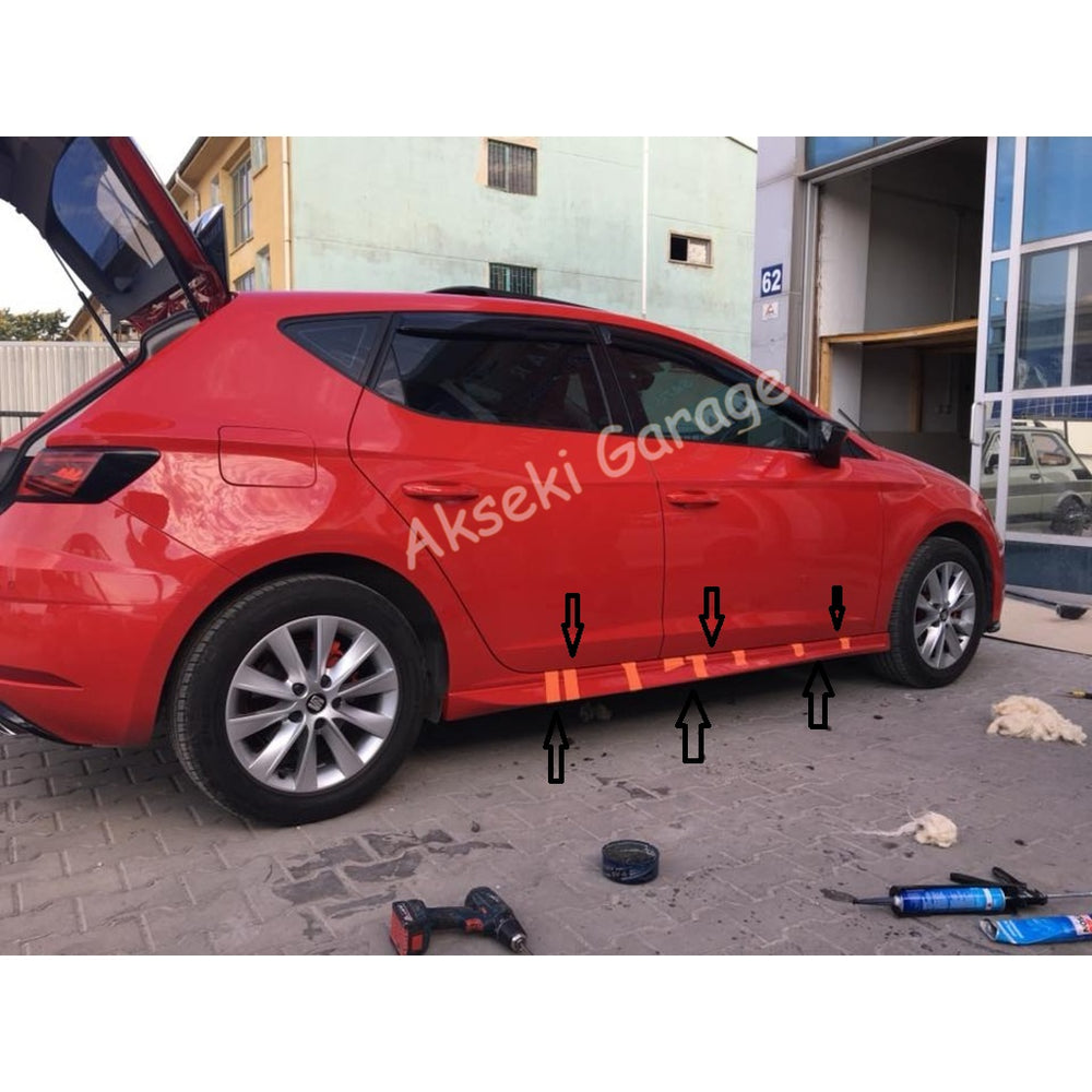 
                  
                    Unpainted Aero Side Skirts for Seat Leon Mk3 (2013–2020) – Customizable Sporty Upgrade
                  
                