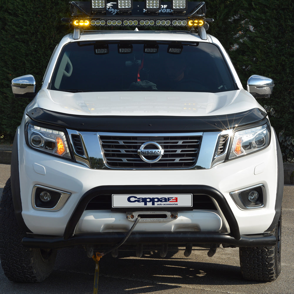 
                  
                    For Nissan Navara Front Hood Protection Spoiler (2016–2021) – Bug Shield & Hood Deflector Guard
                  
                