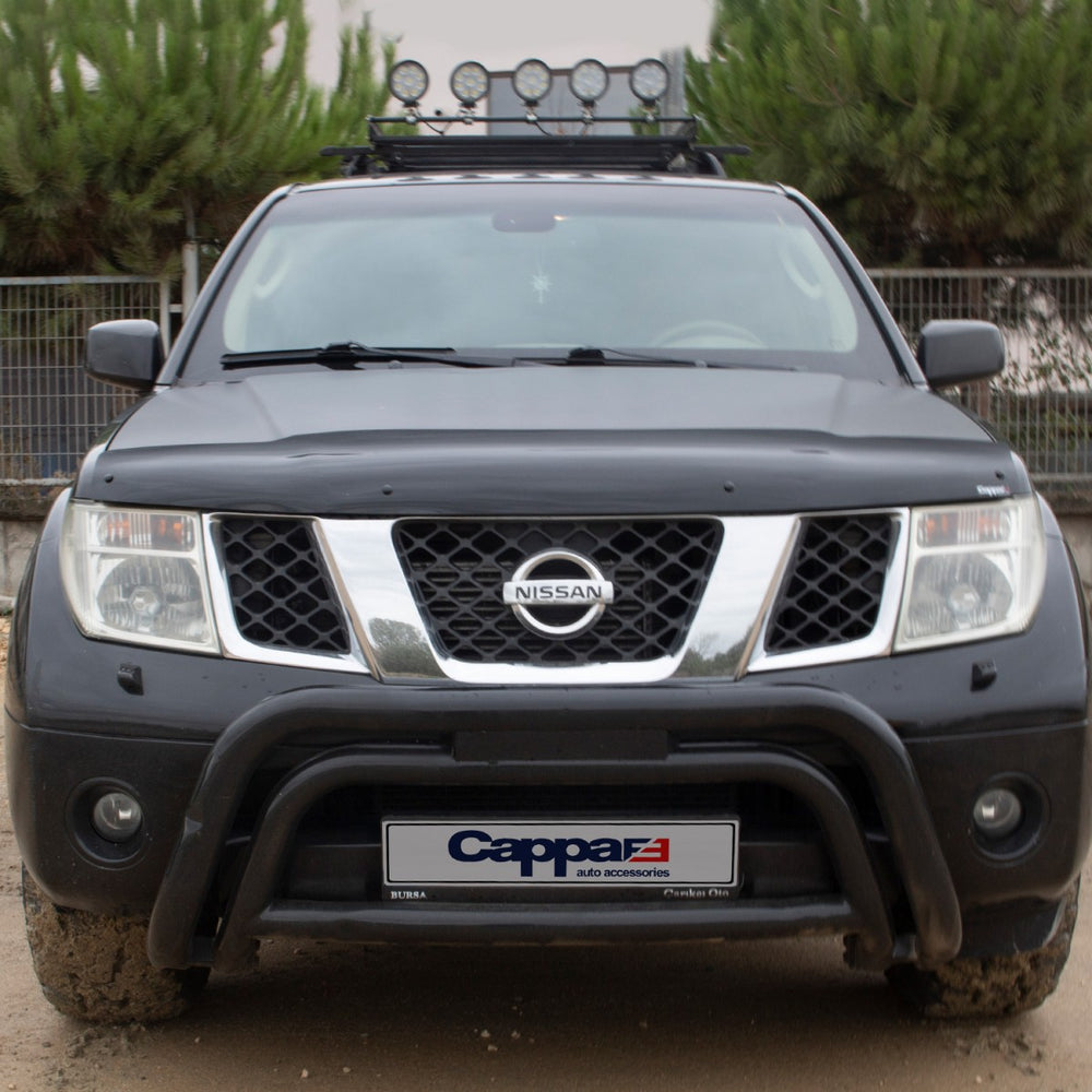 
                  
                    For Nissan Navara Front Hood Protection Spoiler (2006–2015) – Bug Shield & Hood Deflector Guard
                  
                