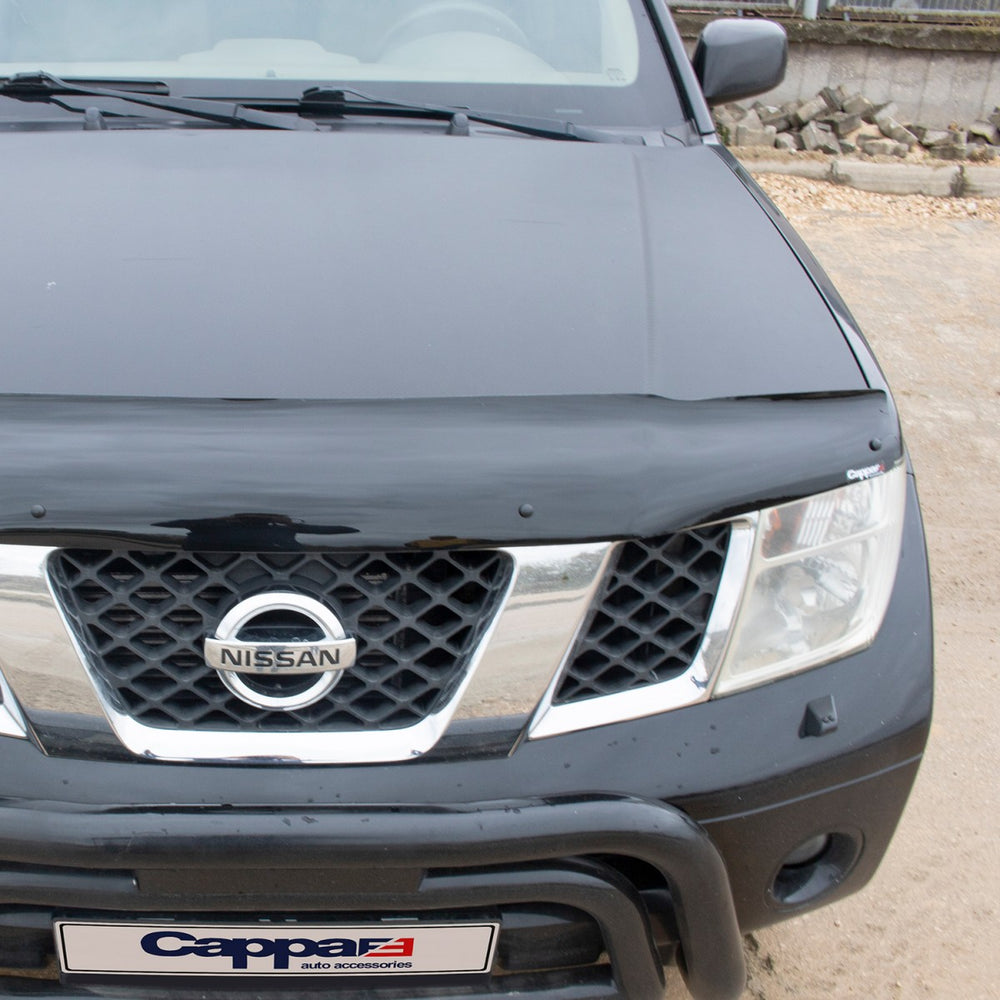 For Nissan Navara Front Hood Protection Spoiler (2006–2015) – Bug Shield & Hood Deflector Guard