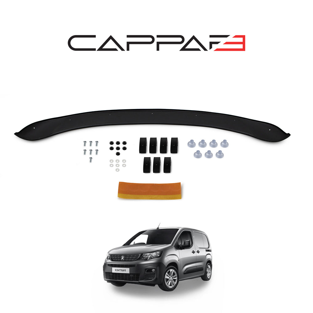 
                  
                    Front Hood Deflector for Peugeot Partner (2009–2025) – Bug Shield Protection Spoiler Guard
                  
                