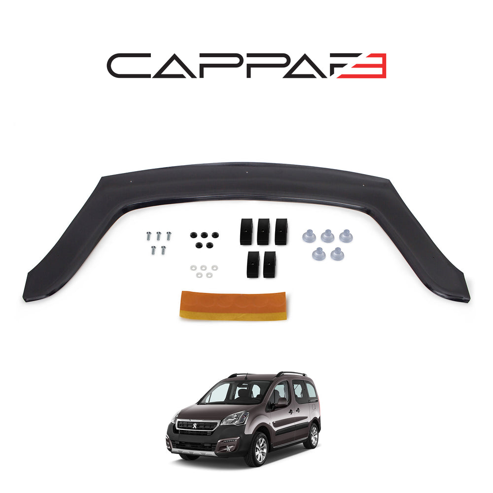 
                  
                    Front Hood Deflector for Peugeot Partner (2009–2025) – Bug Shield Protection Spoiler Guard
                  
                