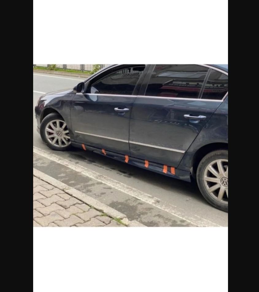 Side Skirts for Volkswagen VW Passat B6 (2010–2015) – Unpainted Plastic Sill Trim Panels