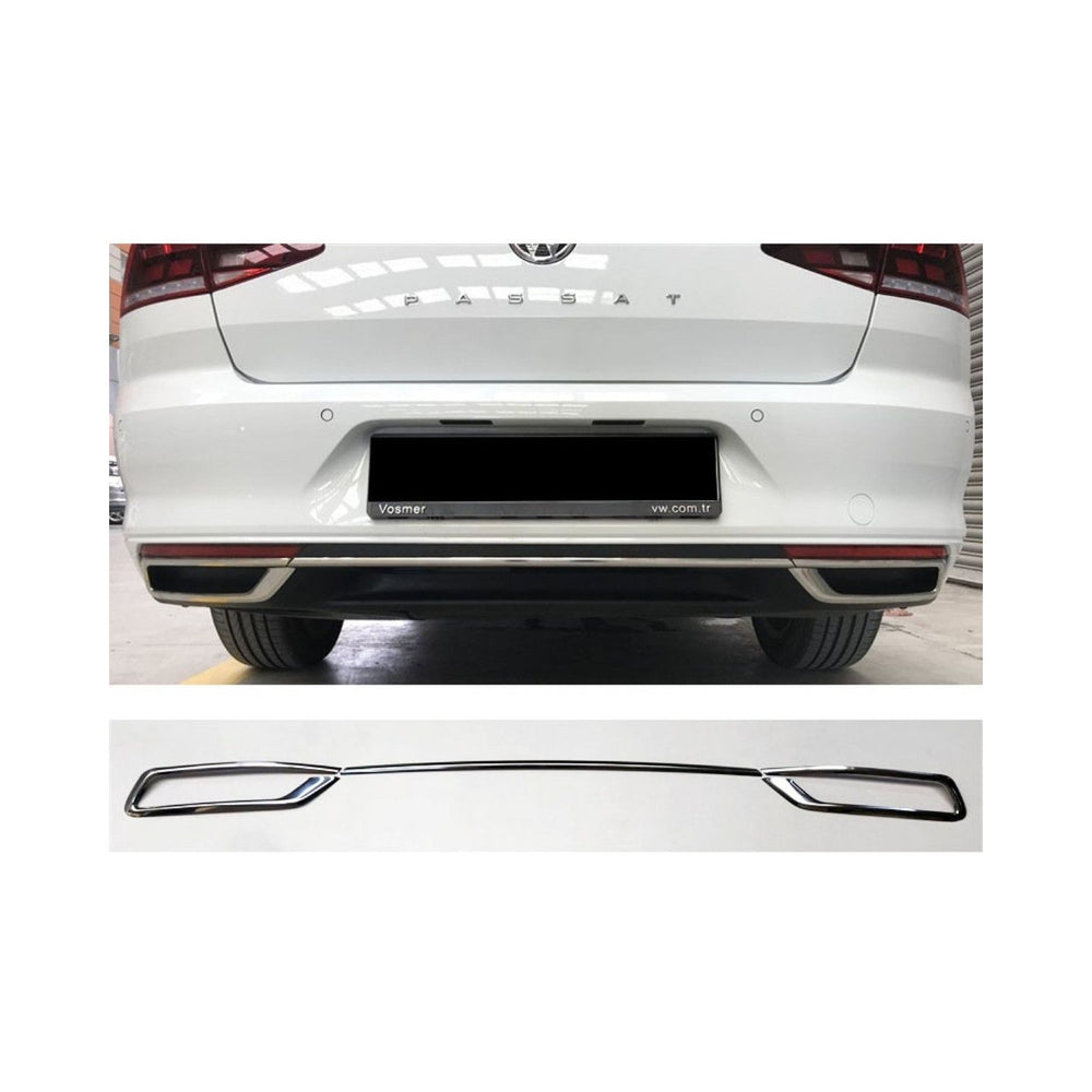 
                  
                    For Volkswagen Vw Passat B8.5 (2019–2021) Chrome Exhaust-Look Diffuser – High Quality
                  
                