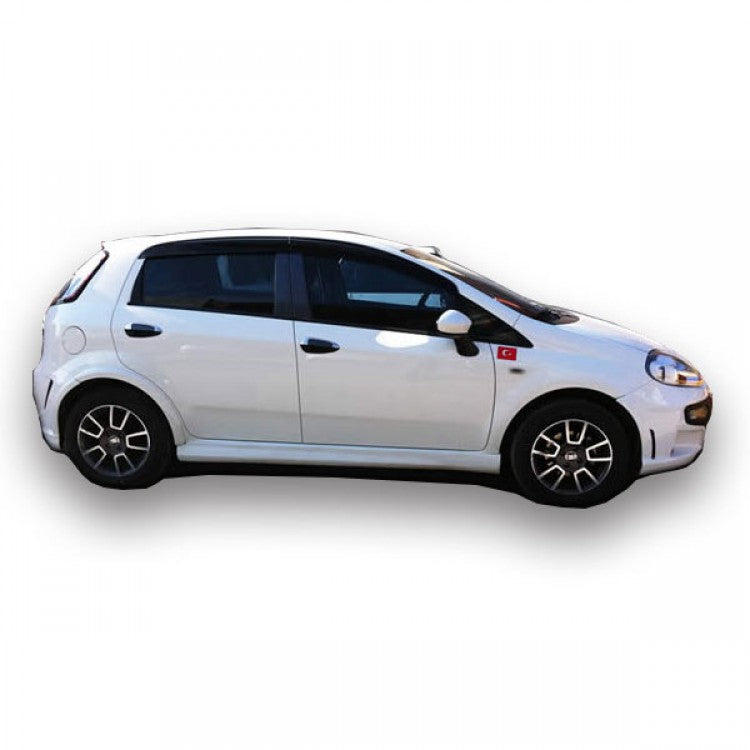 For Fiat Punto Evo 2010+ Side Skirts – Unpainted Plastic Side Sill Set (2 Pcs) | Ready for Custom Finish