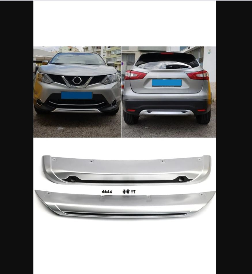 
                  
                    For Nissan Qashqai Diffuser Set Front & Rear Guard (2014–2017) – Lip Bumper Splitter Protector
                  
                