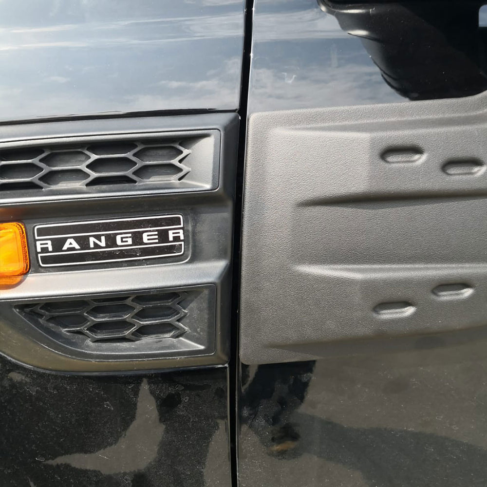 For Ford Ranger 2016–2020 Bat Style Door Panel Covers – Aggressive Side Trim Protection Kit