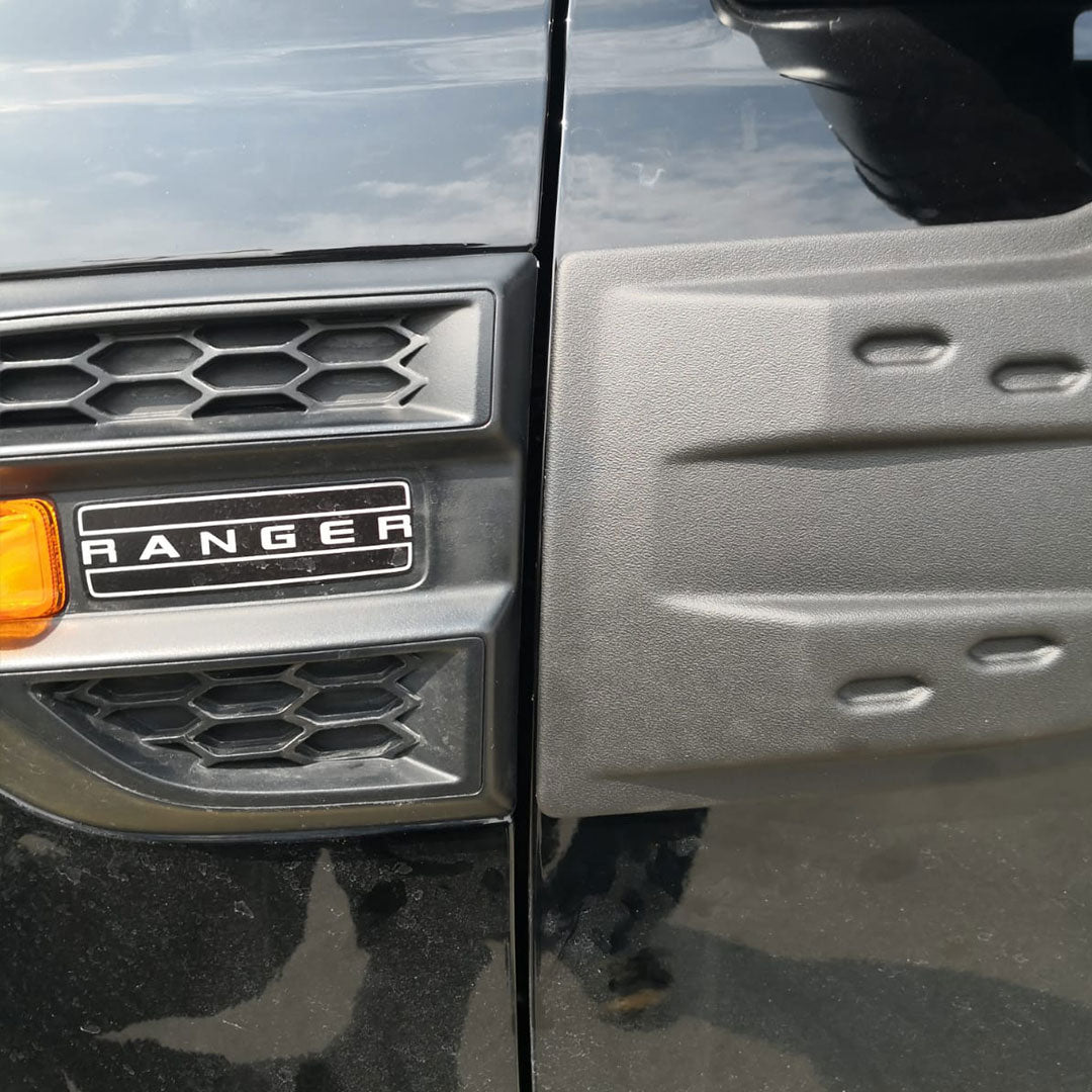 For Ford Ranger 2016–2020 Bat Style Door Panel Covers – Aggressive Side Trim Protection Kit