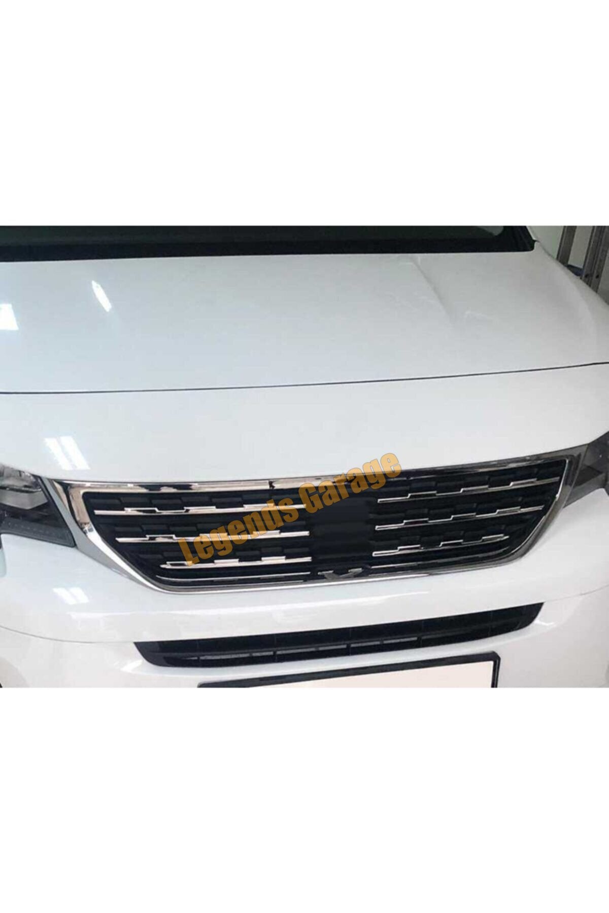 Chrome Front Grille Trim for Peugeot Rifter (2019–2026) – 6PCS Exterior Styling Chrome Kit