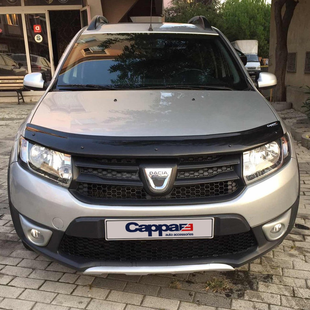 For Dacia Sandero 2012–2020 Front Hood Deflector – Bug Shield & Bonnet Protection Guard