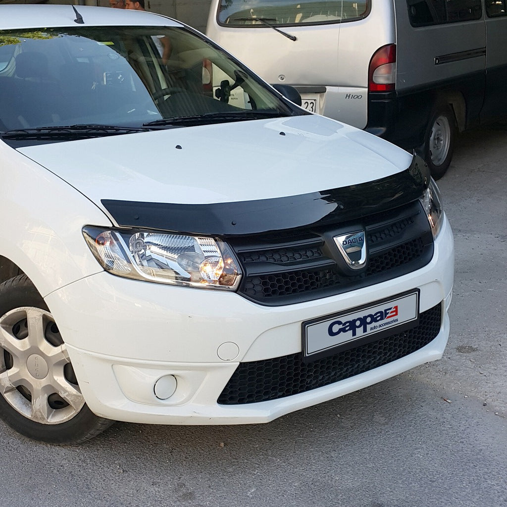 For Dacia Sandero 2012–2020 Front Hood Deflector – Bug Shield & Bonnet Protection Guard