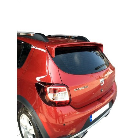For Dacia Sandero Stepway 2013–2020 Rear Spoiler – Fiberglass | Unpainted & Unprimed | Ready for Custom Paint