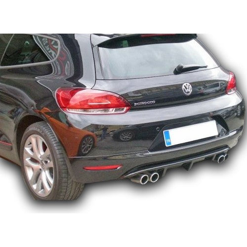 
                  
                    Right & Left Outlet Rear Diffuser for VW Volkswagen Scirocco (2009–2014) – Durable Plastic Sport Upgrade
                  
                