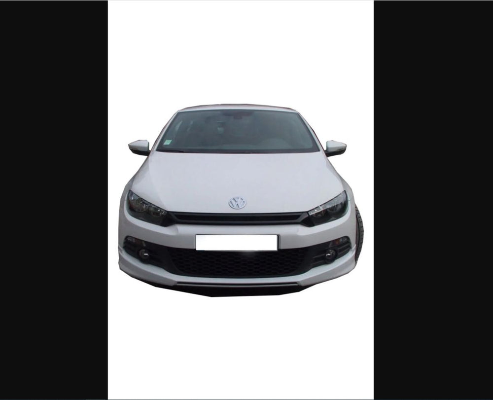 R-Line Front Bumper Insert for VW Volkswagen Scirocco (2009–2014 Non-Facelift) – Unpainted Plastic Lip Add-On | OEM Fit