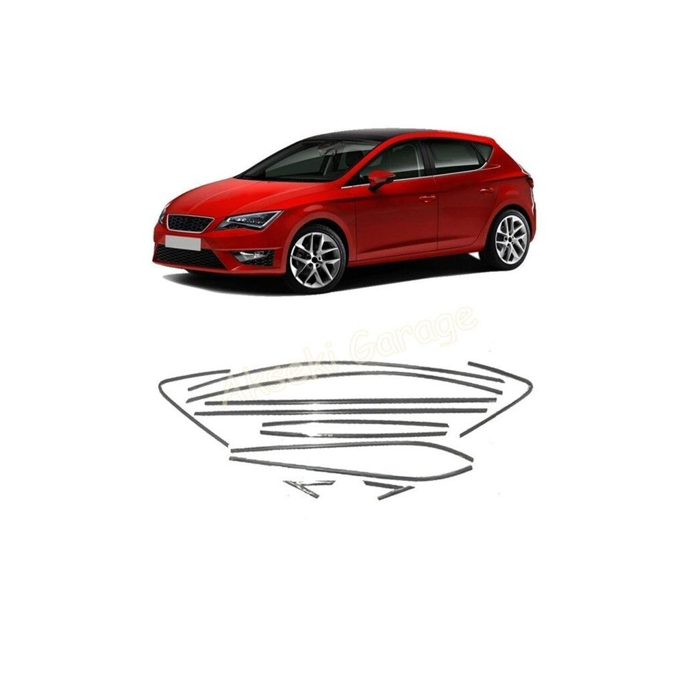 
                  
                    12-Piece Chrome Window Streamer Trim for Seat Leon 2013-2019 Full Tour – Premium Stainless Steel
                  
                