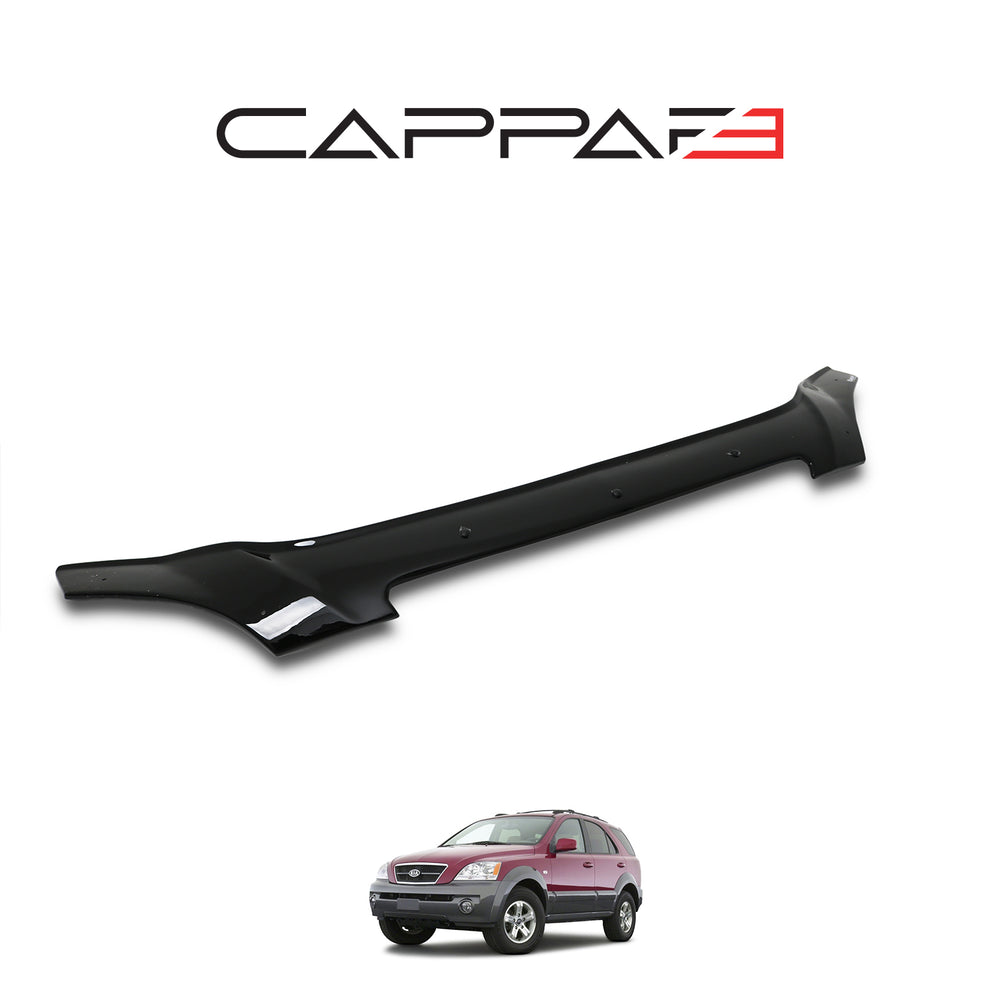 For Kia Sorento 2002–2006 Front Hood Deflector – Bug Shield & Hood Protection Spoiler with Wings + Mirror Covers | Body Kit Styling Upgrade