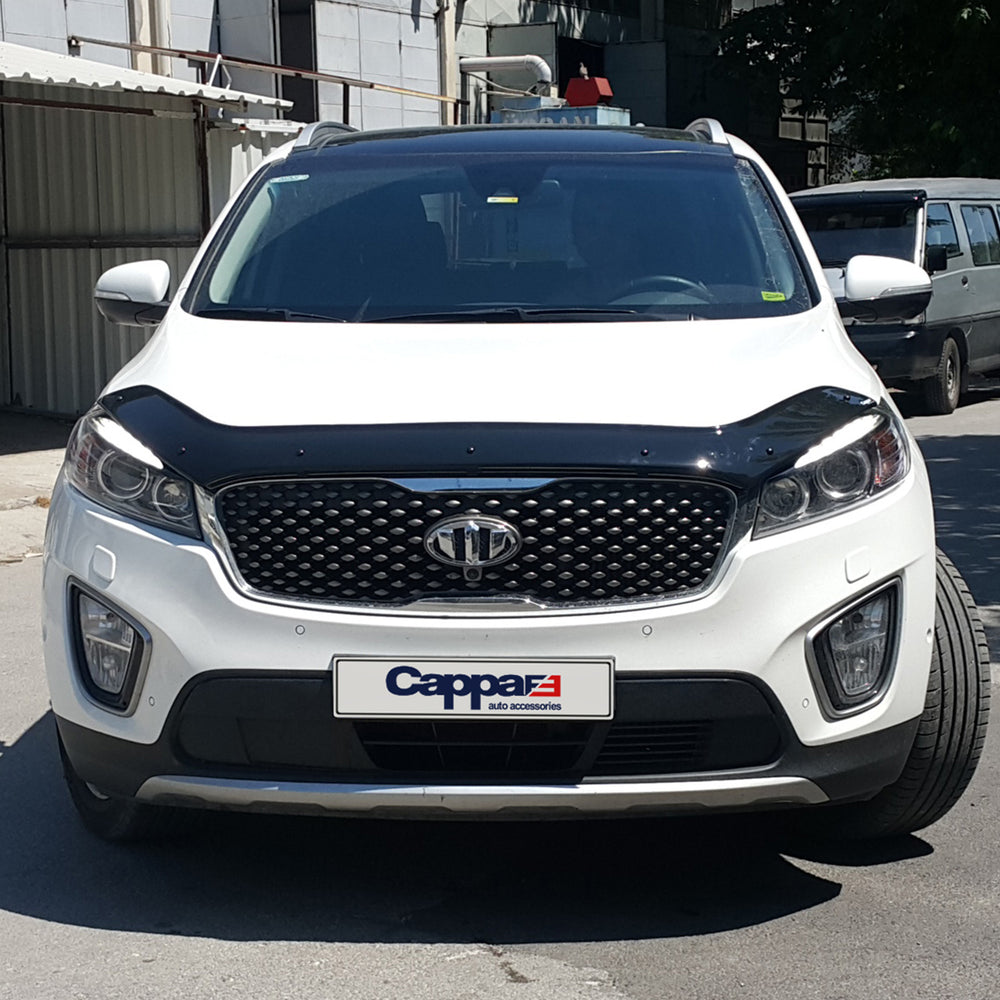 For Kia Sorento 2016–2020 Front Hood Deflector – Glossy Black Bug Shield & Hood Protection Spoiler