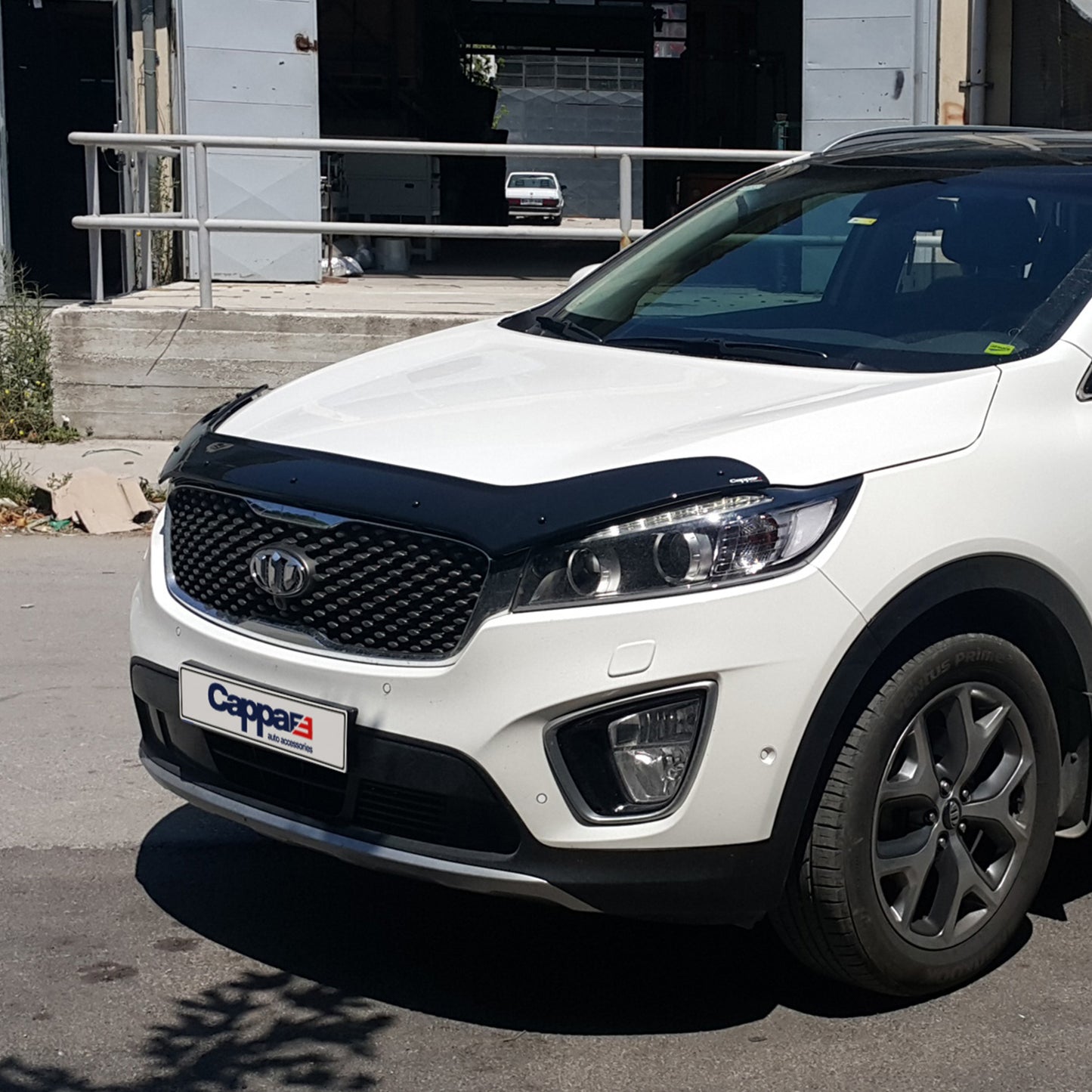 For Kia Sorento 2016–2020 Front Hood Deflector – Glossy Black Bug Shield & Hood Protection Spoiler