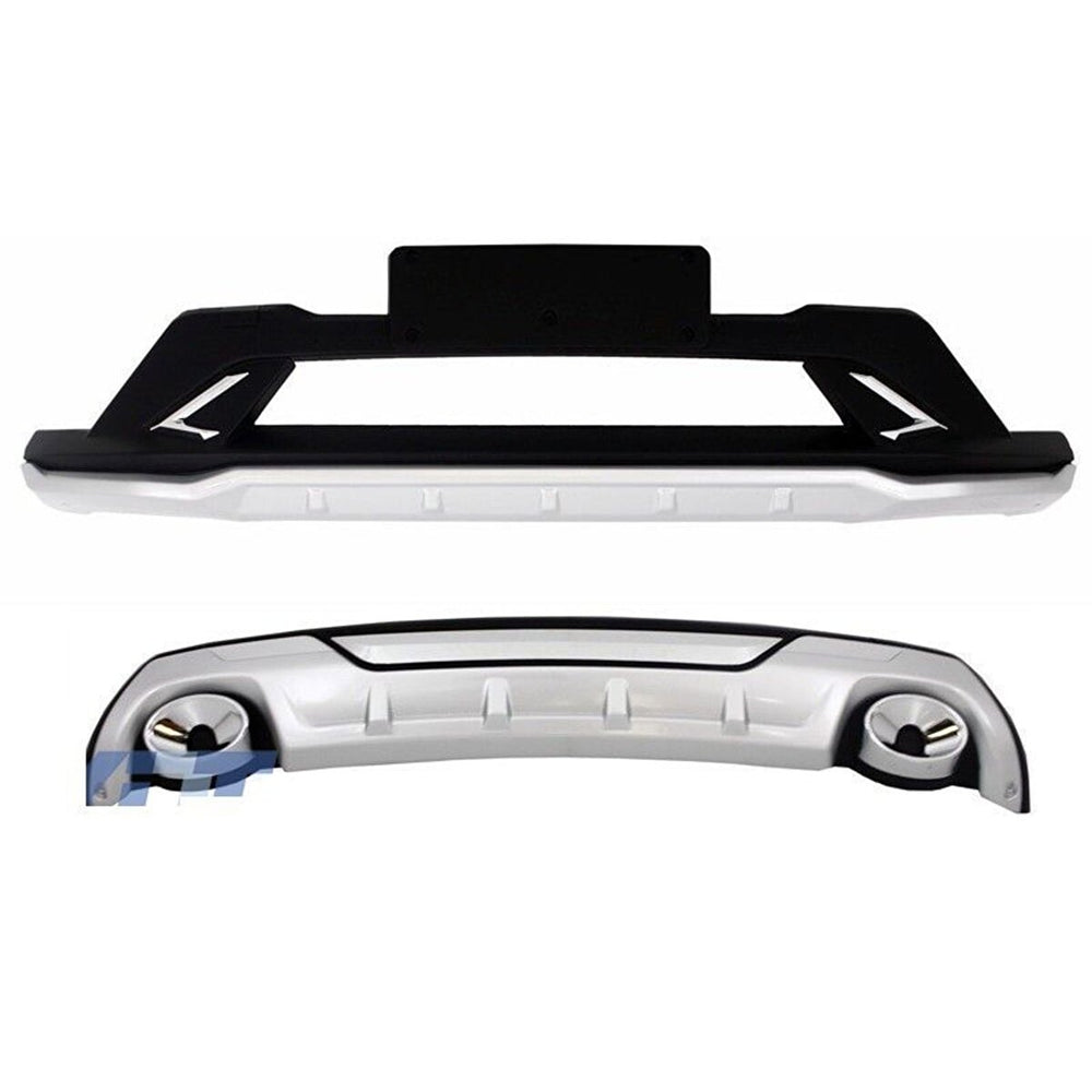 For Kia Sportage KX5 2016–2018 Front & Rear Protection Diffuser Set – Glossy Black Body Kit