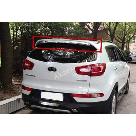 For Kia Sportage 2011–2016 Trunk Top Spoiler – Unpainted ABS Plastic Rear Roof Wing