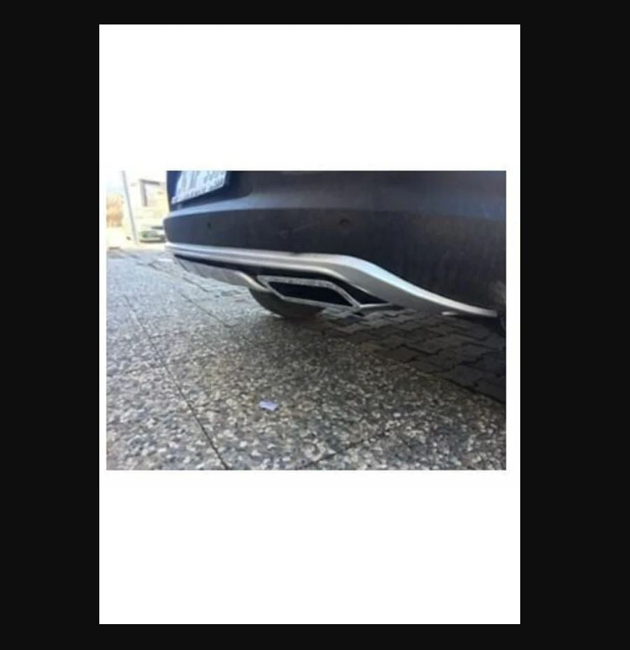 For Kia Sportage 2010-2015 Front & Rear Protection Diffuser Splitter Set – Glossy Black Bumper Upgrade