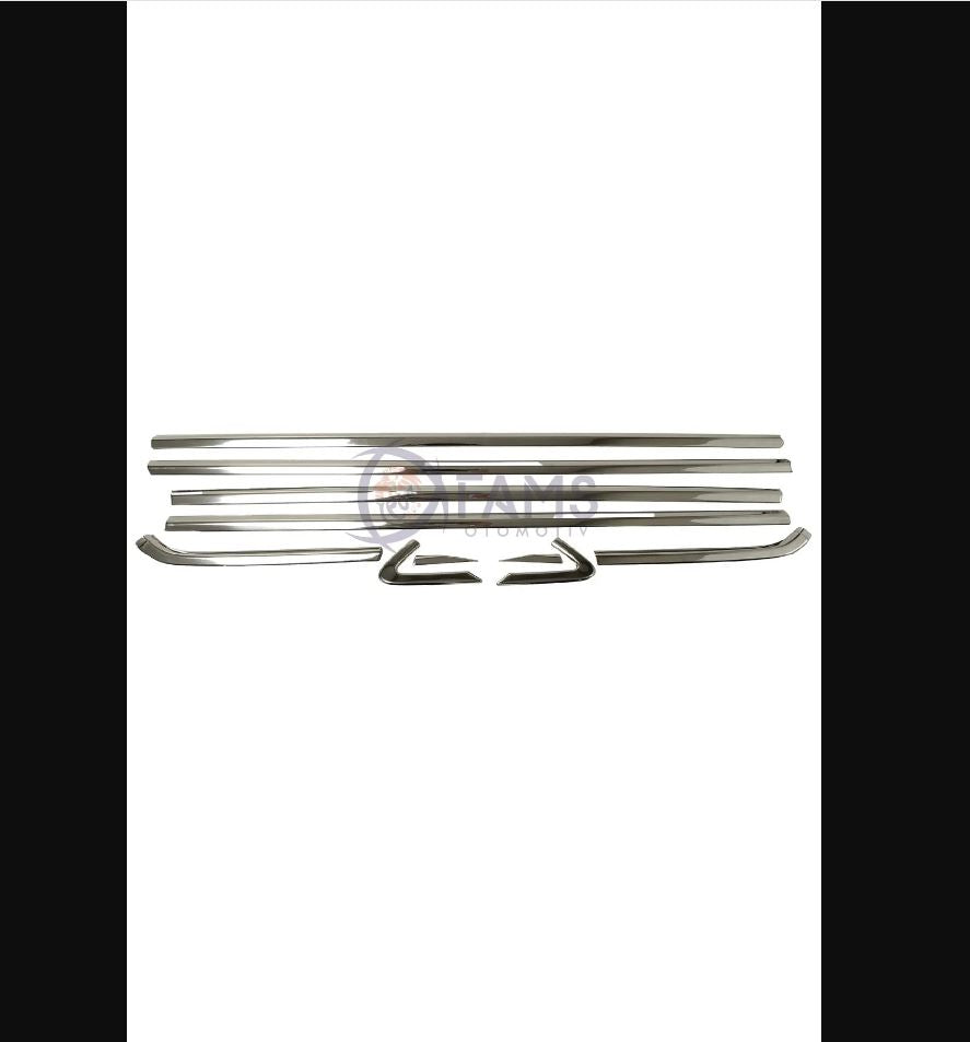 For Volkswagen VW Taigo Chrome Window Frame Trim Set (2022–2026) – 10–16 Pcs Stainless Steel Chromium Styling Kit