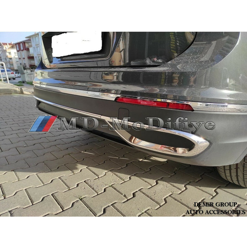 
                  
                    Chrome Exhaust Diffuser for VW Volkswagen Tiguan 2 (2020–2024) – Sporty Rear Upgrade
                  
                