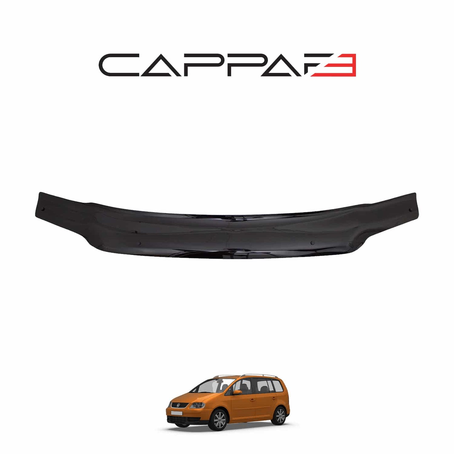 Hood Deflector for VW Volkswagen Touran 2003–2006 – Front Bug Shield, Bonnet Protector, Wind Deflector Guard