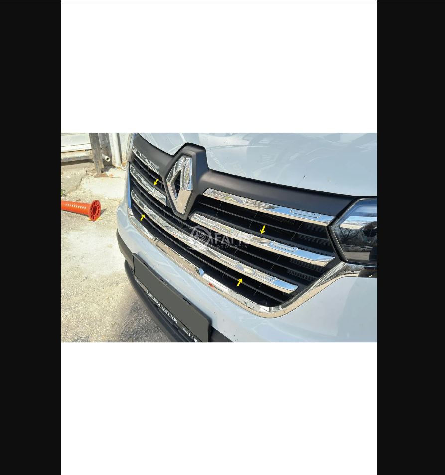 
                  
                    Renault Trafic Chrome Front Grille Set (3 Pieces) – Stainless Steel 2022-2026 Models
                  
                