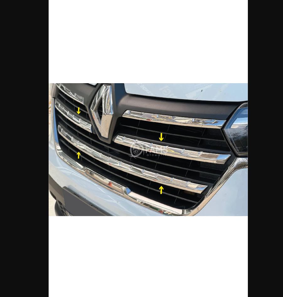 
                  
                    Renault Trafic Chrome Front Grille Set (3 Pieces) – Stainless Steel 2022-2026 Models
                  
                