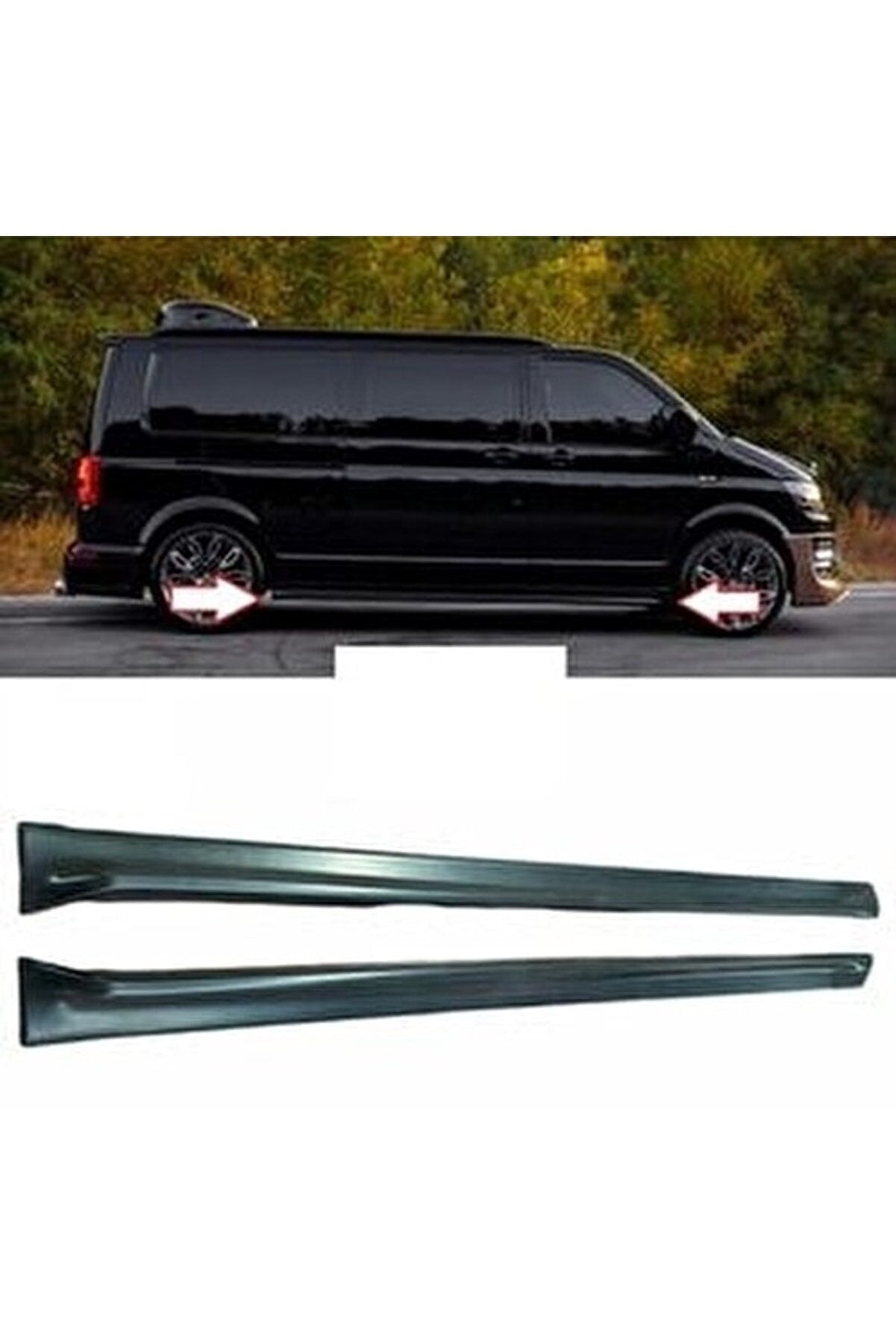 Side Skirt Set for Volkswagen VW Transporter (2003–2021) – Compatible with Short & Long Chassis