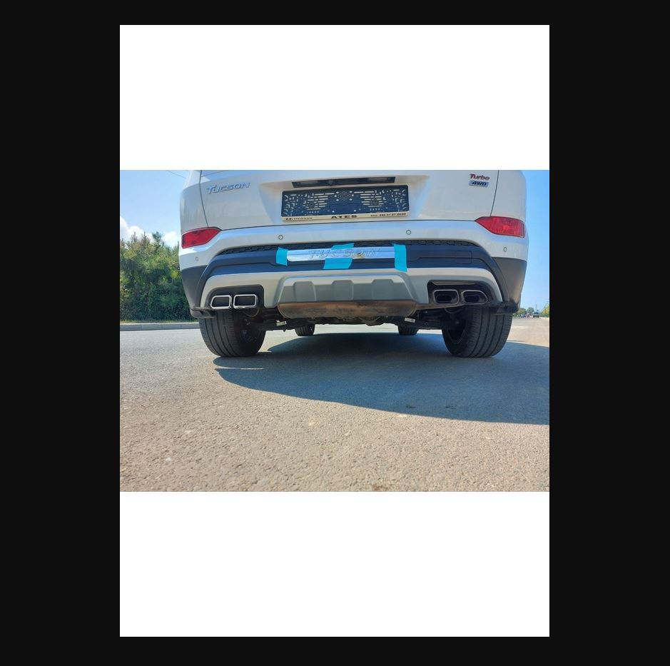 For Hyundai Tucson Rear Bumper Diffuser Extension – Rear Bumper Attachment (2015–2018)